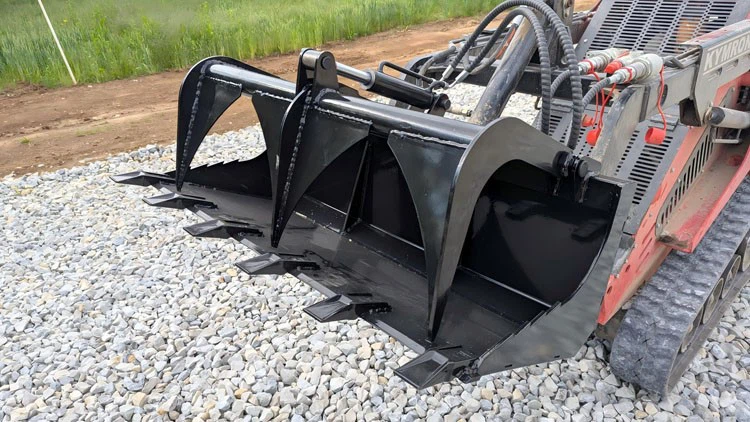 Mini Skid Steer Grabble Bucket